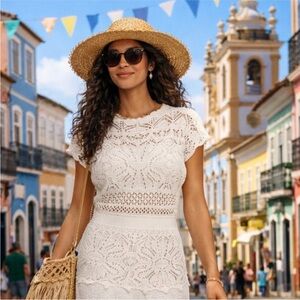 💝RARE💝 Cecilia Prado Anthropologie NWT Cecilia Prado Laura Midi Dress size XL.